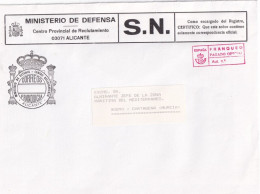 MINISTERIO DE DEFENSA  ALICANTE - Franchise Militaire