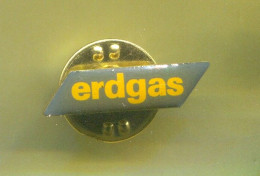 ERDGAS - Natural Gas, Vintage Pin Badge Abzeichen - Carburants