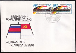 DDR 1986 Mi-Nr. 3052/53 FDC - 1981-1990