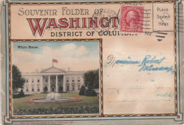 USA   CARNET DE CARTES POSTALES  SOUVENIR FOLDER WASHINGTONE  10 CARTES 1925 - Sammlungen & Sammellose