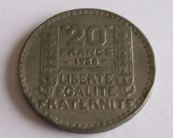 20 Francs Turin Argent 1938 - Fausse Pièce De Monnaie - Counterfeit Coin - 20 Francs
