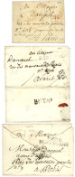 BOURG LA REINE - BOURG EGALITE : 3 Lettres B.DE L'EGALITE (ss Texte) Indice 21, B.DE L'EGALITE Rouge (ss Texte) Indice 2 - 1701-1800: Precursors XVIII
