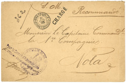 "CHARGE Pour NOLA" : 1905 BRAZZAVILLE CONGO + Griffe CHARGE + "S.M." Sur Enveloppe En Franchise Militaire Pour NOLA. - Autres & Non Classés