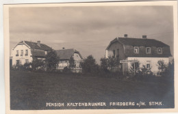 D6529) FRIEDBERG A. W. - Stmk,. - Pension KALTENBRUNNER - Tolle Sehr Alte FOTO AK 1937 - Friedberg