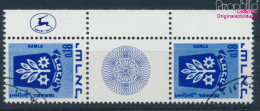 Israel 486/486 ZS Zwischenstegpaar (kompl.Ausg.) Gestempelt 1971 Wappen (10252328 - Gebraucht (ohne Tabs)