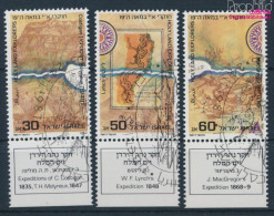 Israel 1074-1076 Mit Tab (kompl.Ausg.) Gestempelt 1987 Erforschung Des Heiligen Landes (10252046 - Gebruikt (met Tabs)