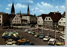 4618 KAMEN, Alter Markt Und Schiefer Turm, Oldtimer - Kamen