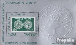 Israel Block11v (kompl.Ausg.) Dickes Papier Postfrisch 1974 Briefmarkenausstellung - Nuovi (senza Tab)
