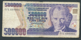 BILLET , TURQUIE , 500000 Türk Lirasi , 1970  - G 71499901 LAURA 12213 - Türkei