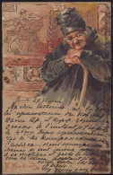 Gest. Russische Großmutter Sign. Makowski 1899, EK 1,2 Cm - Autres & Non Classés