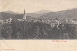 D6560) PURGSTALL Mit Ötscher - Kirche Häuser Bäume 1907 - Purgstall An Der Erlauf