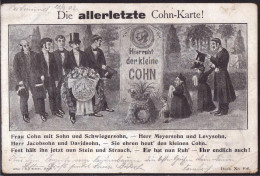 Gest. Die Allerletzte Cohn-Karte, EK 2cm Min. Best. - Jewish