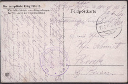 Gest. Feldpost WK I Feldfliegerabteilung Nr. 11 1917 - Sonstige & Ohne Zuordnung