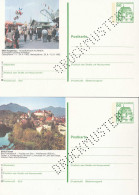 ** BRD 20 Stck. Bildpostkarte P 130 Mit Lochung "Druckmuster" - Autres & Non Classés