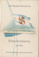 5 Stck. Speisekarten Von KdF Urlauberfahrten Mit Der Wilhelm Gustloff 1938/1939 - Non Classés