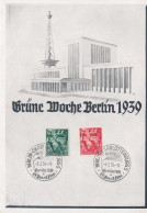 Schmuckblatt Grüne Woche SST 1939 - Non Classés