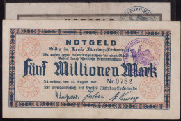 2 Stck. Notgeld Für Jüterbog-Luckenwalde 1 Mio, 5 Mio 1923 - Other & Unclassified