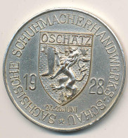 Medaille Oschatz 1928 Schau Des Sächsischen Schuhmacherhandwerks D 40mm - Sonstige & Ohne Zuordnung