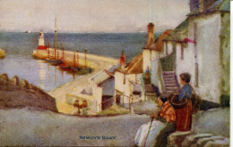 MISCELLANEOUS ART -  NEWLYN QUAY By HUBERT COOP Art575 - Newquay