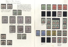 1885-1921 Collection On Pages Incl. SG.1/3a M (plus The Three Vals O/pt SPECIMEN, The 2/6d On Blued Paper), SG.3 (blued - Sonstige & Ohne Zuordnung