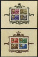 1947 (June) President Roosevelt Pair Of M/Sheets UM, Mi. Block 10/11, Cat. 200€ - Andere & Zonder Classificatie