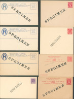 1912-23 Reg Envelopes & Postal Cards Overprinted 'SPECIMEN' 1912 2d Sizes G, And 2d Ultramarine Size G (H&G 3A) And 3d S - Andere & Zonder Classificatie