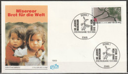 BRD FDC 1989 Nr.1404 30 Jahre Kirchliche Hilfsorganisation Misereor Und Brot Für Die Welt(d 6355) Günstige Versandkosten - 1981-1990