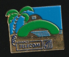 77215- Pin's..France Telecom.Orange.Alpes Maritimes. - France Telecom