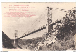 POSTAL .- PONT GISCLARD -PYRENÉES ORIENTALES - FRANCIA -NUEVA LINEA ELECTRICA DE LA VALLES DE LA TER - Roussillon