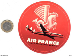 ETIQUETA DE AVION  - AIR FRANCE - Baggage Labels & Tags