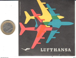 ETIQUETA DE AVION  -  LUFTHANSA - Baggage Etiketten