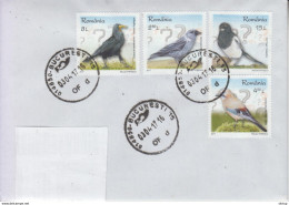 ROMANIA 2017 : INTELLIGENT BIRDS On Circulated Cover #440523823 - Registered Shipping! - Used Stamps