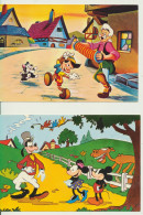 CARTES POSTALES    DISNEY ET SON MONDE    VINTAGE         4 PIECES. - Disneyworld