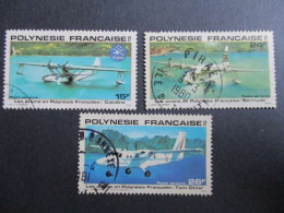 LOTE 2202A ///  (C040)  POLINESIA FRANCESA  - YVERT Nº: C AEREO 148/156/157 ¡¡¡ OFERTA - LIQUIDATION - JE LIQUIDE !!! - Used Stamps