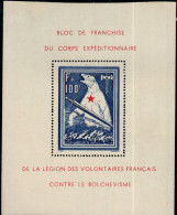 FRANCE - LEGION DES VOLONTAIRES (L.V.F.). Bloc N° 1 + Timbres N° 2 à 10 Neufs LUXE**. Bas Prix, à Saisir. - Andere & Zonder Classificatie