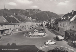 D6675) FRIESACH - Kärnten - HAUPTPLATZ Mit Alten ATUO U. LKW Details Tolle S/W AK - Friesach