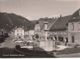 D6678) FRIESACH - Kärnten -  HAUPTPLATZ M. Geschäft HAAS U. Apotheke U. Alten AUTO DETAILS - Friesach