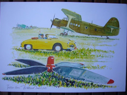 Avion / Airplane / Aantonov AN 2 / Size : 21X30cm / Jean-Luc Massaud 2002/02 - Posters