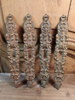 Anciens Ornements Bronze Serrures Porte Ornementation Meuble Style Renaissance / French Bronze - Other & Unclassified