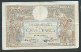 FRANCE  100 FRANCS 30 / 03 /1939  6  U.65132 -  884     - Laura 12508 - 100 F 1908-1939 ''Luc Olivier Merson''