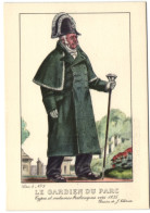 Types Et Costumes Brabançons Vers 1835 - Le Gardien Du Parc - Old Professions