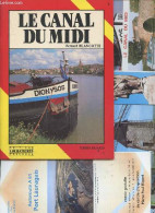 Le Canal Du Midi + 4 Cartes Postales : 3 Du Canal Du Midi + 1 Du Moulin De Cugarel A Castelnaudary + Une Brochure "autor - Midi-Pyrénées