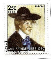 (!)  Estonia 1996 Stamp Mi# 279 EUROPA. Marie Under   Used  (0) - 1996