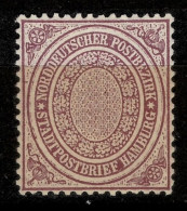 Northern Germany Confederation - NDP 1869 - ½Sch  MLH* Hamburg City Stamp - Ungebraucht