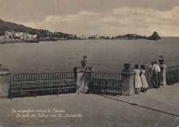 ACI CASTELLO - RIVIERA DI CATANIA - DINTORNI DI ACIREALE - ISOLE DEI CICLOPI VISTE DA ACI CASTELLO - 1959 - Acireale