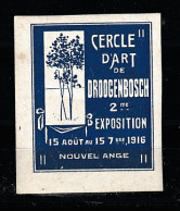 VV-039 1916 Cercle D Art De Droogenbosch 2 Me Exposition Vignette MNH** - Autres & Non Classés