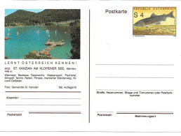 2355s: Österreich 1988, Margreiter: Bildpostkarte 9122 St. Kanzian, Motiv Wassersport, Fischerei, Golf, Etc., ** - Klopeinersee-Orte