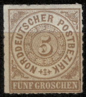 Northern Germany Confederation - NDP 1868 - 5 Kr. Mi Nr. 6 - KW 150 Eur  MNH** - Postfris