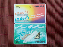 2 Phonecard Private Philips  (Mint,Neuve) Rare - Privées