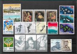 C4557 Lot Saint-Marin Neufs** - Collections, Lots & Séries